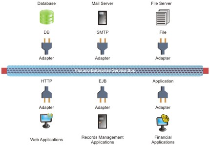 Technical architecture with Fiorano ESB